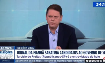 Candidato � reelei��o ao governo de SP, Tarc�sio de Freitas (Republicanos)