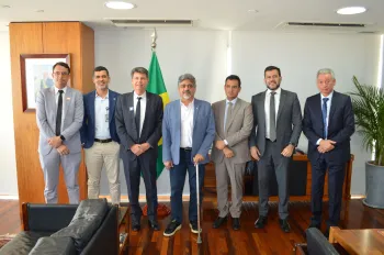 Reuni�o no Pal�cio do Planalto (Foto: FNP)