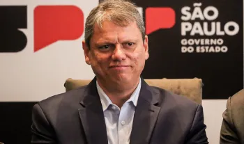 Candidato � reelei��o ao governo de S�o Paulo, Tarc�sio de Freitas (Republicanos)
