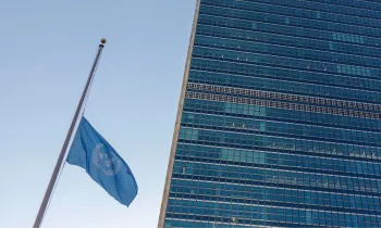 Bandeira da Organiza��o das Na��es Unidas (ONU) - Divulga��o / Unodc