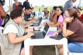 Equipe da Sabesp estar� dispon�vel para orientar e atender os moradores. Foto: Divulga��o/Governo de SP