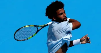 Arthur Fils em a��o na final do Masters de Cincinnati (Divulga��o/ATP)