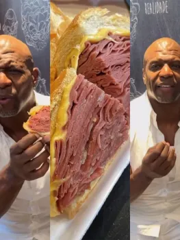 Ator Terry Crews est� de visita em S�o Paulo - Reprodu��o/Redes sociais