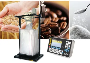 Balan�a Eletr�nica de Dosagem para ensaque de Produtos.