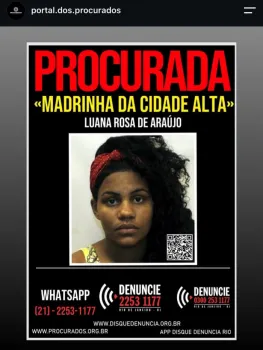 'Madrinha da Cidade Alta' est&aacute; entre os presos na opera&ccedil;&atilde;o no Complexo de Israel - Divulga��o