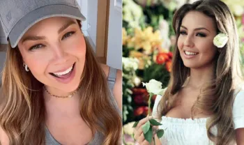 Thal�a atualmente e na �poca de Rosalinda Foto: Reprodu��o/ Instagram