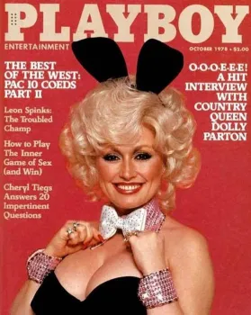 Dolly foi cautelosa ao posar para a ic�nica capa da Playboy (Imagem: @dollyparton)