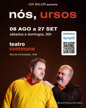 Espet�culo Nossos Ursos: amor na maturidade em cartaz em SP