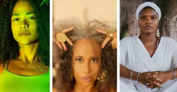 Iza Duque, Manuela Rodrigues (Sandra R�gis) e Tulipa Negra | Fotos: Divulga��o