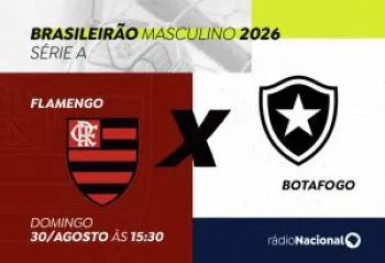 Cobertura da R�dio Nacional do cl�ssico Flamengo x Botafogo