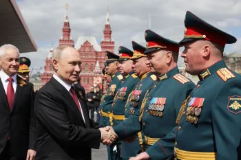 O presidente da R�ssia, Vladimir Putin, em 2025 (Imagem: POOL/AFP via Getty Images)