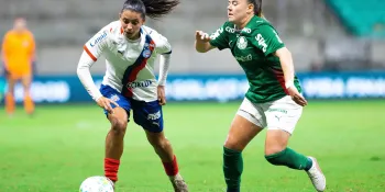 Bras�lia (DF), 01/09/2026 - Brasileir�o Feminino: Bahia e Palmeiras ficam no 1 a 1 pelas quartas. Foto: Catarina Brand�o/EC Bahia