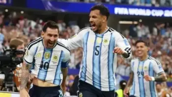 Paredes celebra gol de Messi contra a �ustria | Divulga��o/Argentina