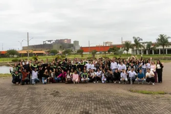 Grupo de estagi�rios durante a �ltima edi��o do programa da Ternium
