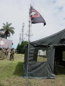 PM monta base do Bope em �rea de mata na Muzema por tempo indeterminado - Divulga��o