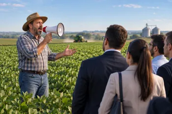 Imagem gerada por IA para o Canal Rural