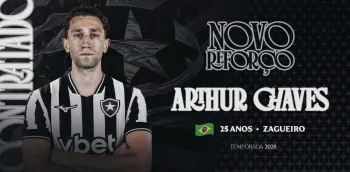 Arthur Chaves � refor�o do Botafogo - Divulga��o / Botafogo
