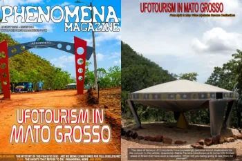 Reportagem especial de seis p�ginas sobre Mato Grosso foi publicada na edi��o de agosto de 2026 da brit�nica Phenomena Magazine. Foto: Reprodu��o