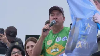Eduardo Riedel (PP) durante campanha. (Foto: Mariana Gauna)