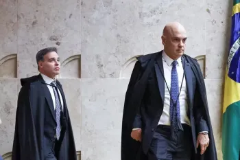 Os ministros Andr� Mendon�a e Alexandre de Moraes. Foto: Antonio Augusto/STF