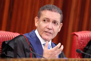 Ministro Kassio Nunes Marques, do STF e TSE (Ajustada por IA)