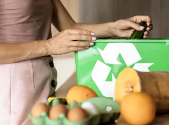 Ilustra��o sobre reciclagem e consumo consciente de Pexels