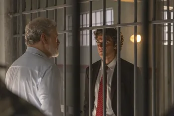 Ademir (Dan Stulbach) e Pedro (Chay Suede) em 'Quem ama cuida' Foto: Beatriz Damy/Rede Globo