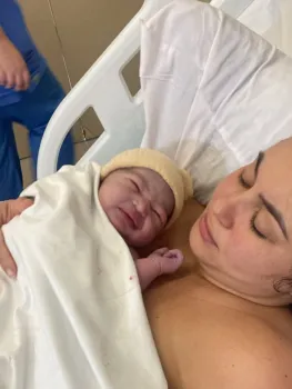 Jade Duarte de Moura nasceu no dia 8 de setembro de 2023, no Hospital Maternidade Mariska Ribeiro - Arquivo pessoal