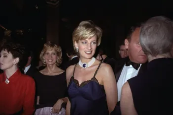 Princesa Diana no baile do Met Gala em 1996. Foto: Richard Corkery/NY Daily News Archive via Getty Images