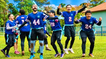 Leme Lizards lidera lista de MVPs do Brasileir�o S�rie B de flag football 2026 com tr�s premiados [Foto: Yan Barros/CBFA]