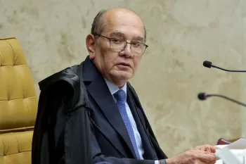 Ministro Gilmar Mendes em sess�o plen�ria extraordin�ria do STF Foto: Rosinei Coutinho/STF