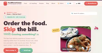 FoodNeverComes se autodenomina uma 'cozinha de dopamina'