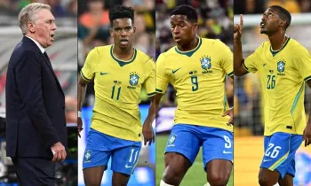 Ancelotti, Est�v�o, Endrick e Rayan: destaques positivos e negativos de Brasil x Austr�lia Foto: Fotos de Saeed Khan / AFP