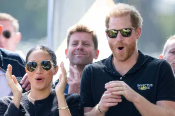 Pr�ncipe Harry e Meghan comemoram; Jogos Invictus ocorrem em Birmingham no pr�ximo ano (Foto: GETTY)