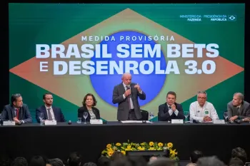 Presidente Lula e ministros anunciam o fim das bets. Foto: Edilson Dantas / Ag�ncia O Globo