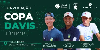 Jogadores convocados para a Copa Davis J�nior