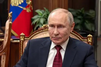 Imagem de arquivo de Vladimir Putin (Ajustada por IA)