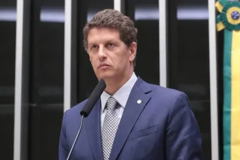 Ricardo Salles, deputado federal pelo Novo-SP, em sess�o da C�mara / Divulga��o / C�mara dos Deputados
