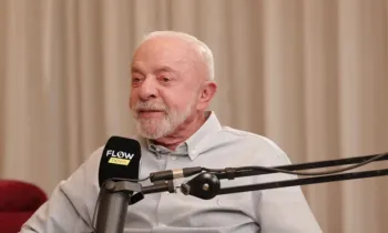 Lula durante entrevista ao podcast Flow<br>Reprodu��o/Youtube/Flow Podcast