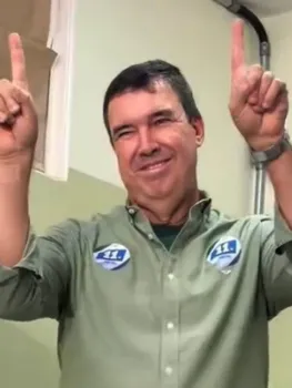 Eduardo Riedel (PP) foi o primeiro governador a ser definido - Reprodu��o / Instagram