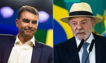 Fl�vio Bolsonaro e Lula trocam candidaturas nos estados por apoio Foto: Maria Isabel Oliveira e Brenno Carvalho / Ag�ncia O Globo