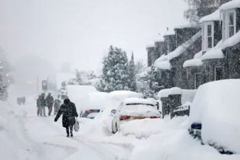 Neve chegando (Imagem: Jeff J Mitchell, Getty Images)