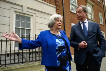 Ann Widdecombe e Nigel Farage (Foto: Getty Images)