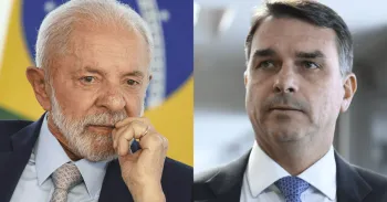 Lula e Fl�vio Bolsonaro aparecem tecnicamente empatados na rejei��o.