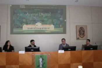 Lan�amento do Portal Luiz de Queiroz na Sala da Congrega��o da Esalq