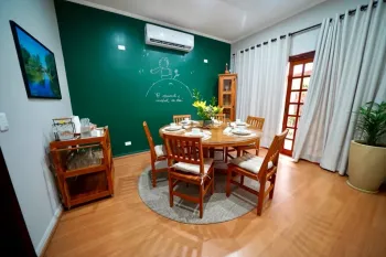 Sala de jantar do Espa�o Prevenir Foto: Divulga��o/Governo de S�o Paulo