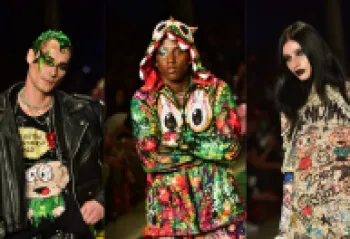 Imagem ilustrativa de desfile de moda (Ajustada por IA)