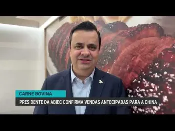 Roberto Perosa, presidente da Abiec, participa de feira na Fran�a (Imagem: Canal Rural)