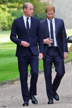 Prince William (seen here with Prince Harry in 2022) won?t be contacting his brother after his plea for a reconciliation, according to Tom Sykes. POOL/AFP via Getty Images
