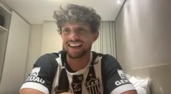Gustavo Scarpa, jogador do Atl�tico-MG e entusiasta da leitura